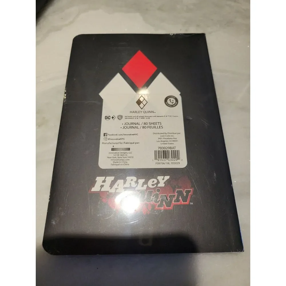 Journal‎ Harley Quinn 80 Sheets DC Comics Batman
